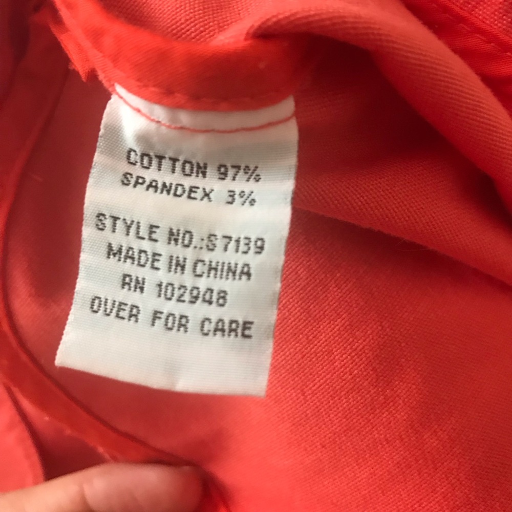 Tulle red orange half blazer jacket with short sleeves - Picture 4 of 4